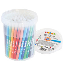 Pennarelli  punta fine - colori assortiti - Primo - secchiello 96 pezzi