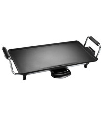 Piastra antiaderente Atena - 43 x 23 cm - 2000 W - nero - Melchioni family Piastra antiaderente Atena - 43 x 23 cm - 2000 W - nero - Melchioni family