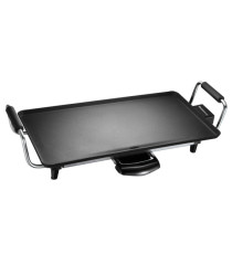 Piastra antiaderente Atena - 43 x 23 cm - 2000 W - nero - Melchioni family Piastra antiaderente Atena - 43 x 23 cm - 2000 W - nero - Melchioni family