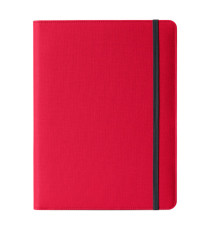 Portablocco Meet - con elastico - 31 x 25 x 1,4 cm - rosso - In Tempo