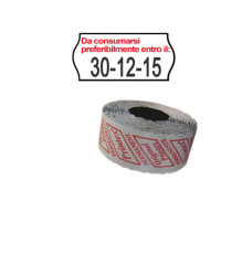 Printex - pack 10 rotoli Rotolo da 1000 etichette a onda per Printex Smart 8/2612 - DA CONSUMARSI… - 26x12 mm - adesiv Printex - pack 10 rotoli Rotolo da 1000 etichette a onda per Printex Smart 8/2612 - DA CONSUMARSI… - 26x12 mm - adesiv