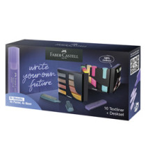 Set da scrivania evidenziatori Textliner 46 - punta a scalpello - tratto 1,0-3,0-5,0 mm - colori assortiti - Faber-Caste