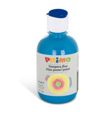 Tempera brillante fluorescente - 300ml - colori fluo assortiti - Primo - box 6 colori