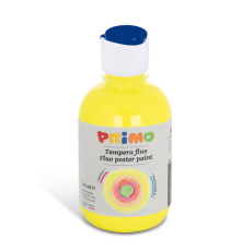 Tempera brillante fluorescente - 300ml - colori fluo assortiti - Primo - box 6 colori