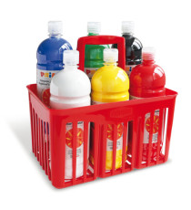 Tempera pronta Primi Passi - 1 L - colori assortiti - Primo - conf. 6 pezzi