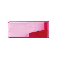 Temperamatite con contenitore - 1 foro - Faber-Castell - conf. 25 pezzi