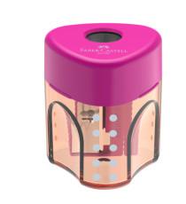 Temperamatite con contenitore - 1 foro - triangolare - con serbatoio - Faber-Castell Temperamatite con contenitore - 1 foro - triangolare - con serbatoio - Faber-Castell