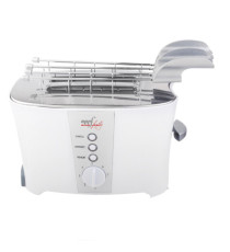 Tostapane elettrico - 2 pinze - 600 W - bianco - Melchioni family Tostapane elettrico - 2 pinze - 600 W - bianco - Melchioni family