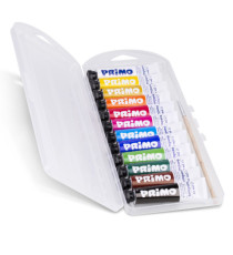 Tubi tempera - 12 ml - colori assortiti - Primo - astuccio 12 pezzi Tubi tempera - 12 ml - colori assortiti - Primo - astuccio 12 pezzi