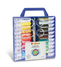 Tubi tempera - 12 ml - colori assortiti - Primo - astuccio 22 pezzi