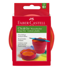 Vaschetta Click & Go - multiuso - rossa - Faber-Castell