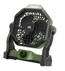 Ventilatore portatile - da campeggio - con luce LED - diametro 12 cm - 25,5 x 21 x 11,5 cm - Melchioni family Ventilatore portatile - da campeggio - con luce LED - diametro 12 cm - 25,5 x 21 x 11,5 cm - Melchioni family