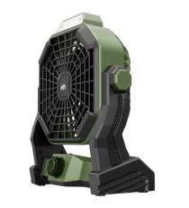 Ventilatore portatile - da campeggio - con luce LED - diametro 12 cm - 25,5 x 21 x 11,5 cm - Melchioni family Ventilatore portatile - da campeggio - con luce LED - diametro 12 cm - 25,5 x 21 x 11,5 cm - Melchioni family