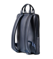 Zaino slim Gate Trended - 28 x 38 x 10 cm - ecopelle - blu - In Tempo