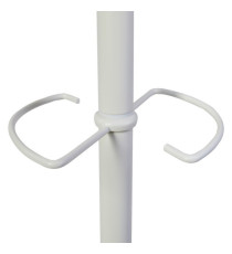 Appendiabiti a 6 ganci Music + 3 miniganci 175cm - bianco/legno - Alba Appendiabiti a 6 ganci Music + 3 miniganci 175cm - bianco/legno - Alba