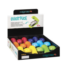 Cucitrice - ABS - colori assortiti - Colorosa - expo da banco 18 pezzi