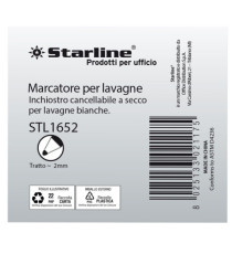 Marcatori per lavagne cancellabili Starline - punta tonda 2,0mm - colori assortiti - Starline - busta 4 pezzi Marcatori per lavagne cancellabili Starline - punta tonda 2,0mm - colori assortiti - Starline - busta 4 pezzi