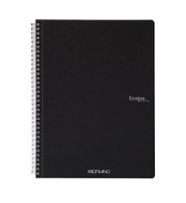 Maxiquaderno Ecoqua original - spiralato - A4 - 90 gr - 1 rigo - 70 fogli - nero - Fabriano Maxiquaderno Ecoqua original - spiralato - A4 - 90 gr - 1 rigo - 70 fogli - nero - Fabriano