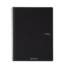 Maxiquaderno Ecoqua original - spiralato - A4 - 90 gr - 5 mm - 70 fogli - nero - Fabriano Maxiquaderno Ecoqua original - spiralato - A4 - 90 gr - 5 mm - 70 fogli - nero - Fabriano