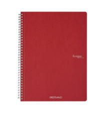 Maxiquaderno Ecoqua original - spiralato - A4 - 90gr - 5mm - 70 fogli - rosso scuro - Fabriano Maxiquaderno Ecoqua original - spiralato - A4 - 90gr - 5mm - 70 fogli - rosso scuro - Fabriano