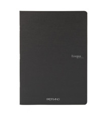 Maxiquaderno Ecoqua original PM - A4 - 90 gr - 1 rigo - 40 fogli - nero - Fabriano Maxiquaderno Ecoqua original PM - A4 - 90 gr - 1 rigo - 40 fogli - nero - Fabriano