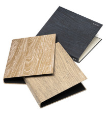 Raccoglitore 4R Wood - 245x307 mm - diametro 30 mm - colori assortiti - Colorosa