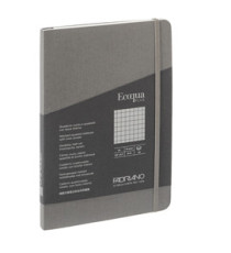 Taccuino Ecoqua Plus - con elastico - rilegatura cucita - A5 - 5 mm - 80 fogli - artracite - Fabriano Taccuino Ecoqua Plus - con elastico - rilegatura cucita - A5 - 5 mm - 80 fogli - artracite - Fabriano