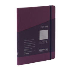 Taccuino Ecoqua Plus - con elastico - spiralato - A5 - 70 fogli - righe - vino - Fabriano Taccuino Ecoqua Plus - con elastico - spiralato - A5 - 70 fogli - righe - vino - Fabriano