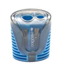 Temperamatite - a 2 fori - colori assortiti - Colorosa - expo 18 pezzi Temperamatite - a 2 fori - colori assortiti - Colorosa - expo 18 pezzi