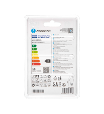 Lampadina led A60 15W attacco E27 1500 lumen - 6500K luce fredda - misura D60xH119mm equivale 99w incandescenza
