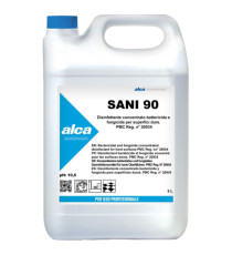 Disinfettante concentrato Sani 90 - battericida - fungicida - 5 L - Alca Disinfettante concentrato Sani 90 - battericida - fungicida - 5 L - Alca