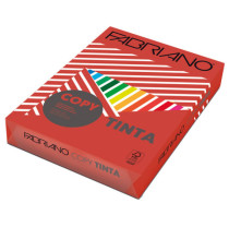 Carta Fabriano Colore - A4 - 160 gr - colori forti rosso - Fabriano - conf. 250 fogli