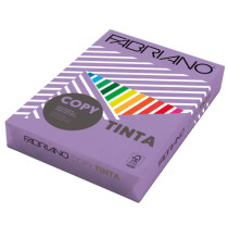 Carta Fabriano Colore - A4 - 80 gr - colori forti violetto - Fabriano - conf. 500 fogli