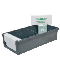 Kit Orto urbano - 115 x 58 x 28 cm - PE - antracite - Verdemax