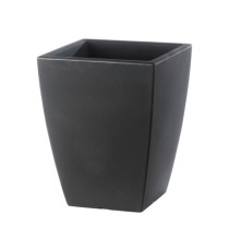 Vaso Quadro Veneto - 56 L - PE - antracite - TeraPlast