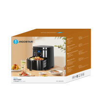 Friggitrice ad aria Aigostar 7 litri 1900W, 80-200 gradi, touch screen led, cestello estraibile, misura L416xW318xH346mm Friggitrice ad aria Aigostar 7 litri 1900W, 80-200 gradi, touch screen led, cestello estraibile, misura L416xW318xH346mm