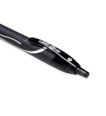 Penna a sfera a scatto Gelocity Quick Dry -  punta 0,7mm - nero - Bic - conf. 12 pezzi Penna a sfera a scatto Gelocity Quick Dry -  punta 0,7mm - nero - Bic - conf. 12 pezzi