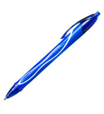 Penna a sfera a scatto Gelocity Quick Dry - punta 0,7mm - blu  - Bic - conf. 12 pezzi Penna a sfera a scatto Gelocity Quick Dry - punta 0,7mm - blu  - Bic - conf. 12 pezzi