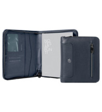 Portablocco Gate Trended - 19 x 23 cm - f.to utile A5 - ecopelle - blu - In Tempo Portablocco Gate Trended - 19 x 23 cm - f.to utile A5 - ecopelle - blu - In Tempo