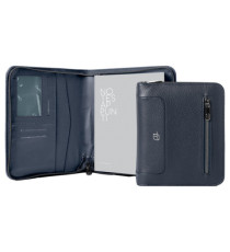 Portablocco Gate Trended - 19 x 23 cm - f.to utile A5 - ecopelle - blu - In Tempo Portablocco Gate Trended - 19 x 23 cm - f.to utile A5 - ecopelle - blu - In Tempo