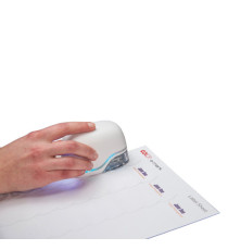 Etichette E-mark - 48 x 18 mm - 30 etichette per foglio - bianco - Colop - conf. 10 fogli Etichette E-mark - 48 x 18 mm - 30 etichette per foglio - bianco - Colop - conf. 10 fogli