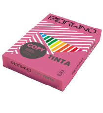 Carta Fabriano Colore - A4 - 80 gr - colori forti fucsia - Fabriano - conf. 500 fogli