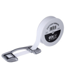 Nastro in cotone E-mark - 25 mm x 25 m - bianco - Colop Nastro in cotone E-mark - 25 mm x 25 m - bianco - Colop