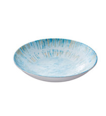 Piatto fondo Linea Oceano - diametro 18,5 x 4 cm - melamina - Leone Piatto fondo Linea Oceano - diametro 18,5 x 4 cm - melamina - Leone