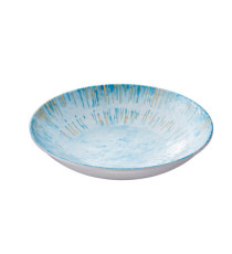 Piatto fondo Linea Oceano - diametro 18,5 x 4 cm - melamina - Leone Piatto fondo Linea Oceano - diametro 18,5 x 4 cm - melamina - Leone