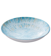 Piatto fondo Linea Oceano - diametro 24 x 5 cm - melamina - Leone