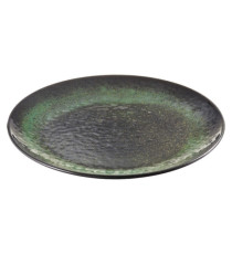 Piatto piano Linea Amazzonia - diametro 23,5 x 2,5 cm - melamina - Leone