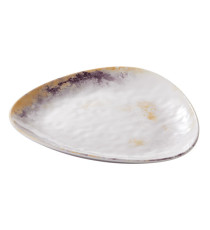 Piatto triangolare Linea Galassia - 26,5 x 2,5 cm - melamina - Leone