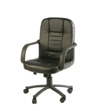 Poltrona direzionale Detroit HC4418M - con ruote e braccioli -  nero - Serena Group Poltrona direzionale Detroit HC4418M - con ruote e braccioli -  nero - Serena Group