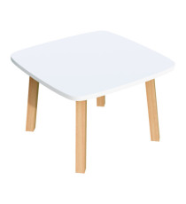 Tavolino attesa Woody - bianco - Paperflow Tavolino attesa Woody - bianco - Paperflow